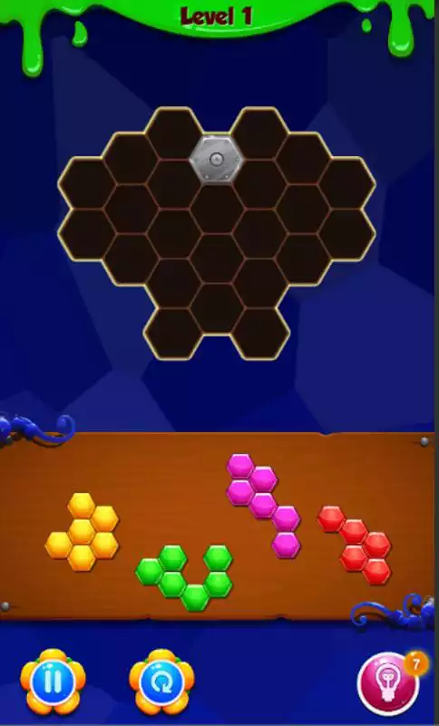 Play Snake Hexagon Puzzle