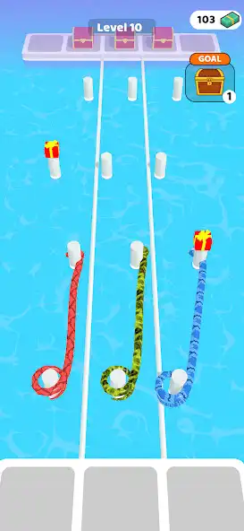 Play Snake Merge as an online game Snake Merge with UptoPlay