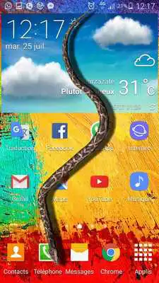 Play snake on screen jokes hissing