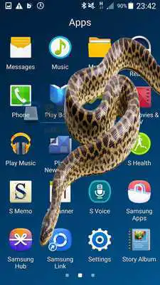 Play Snake On Screen - scare your friends