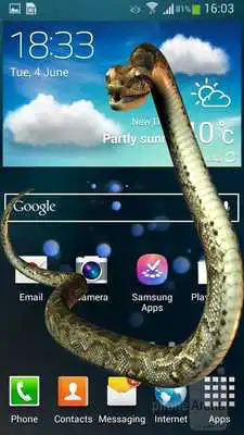 Play Snake On Screen - scare your friends