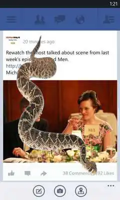 Play Snake On Screen - scare your friends