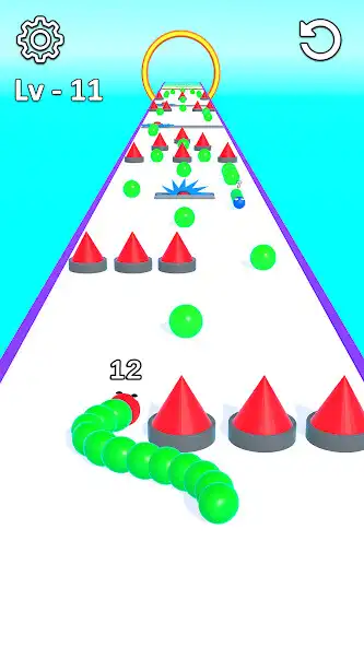 Play Snake Race Challenge 3d Game  and enjoy Snake Race Challenge 3d Game with UptoPlay