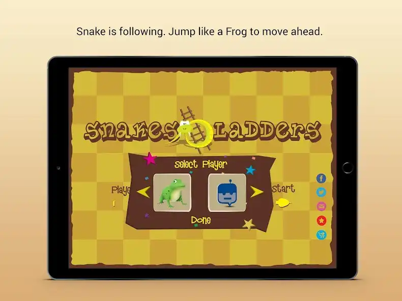 Play Snakes and Ladders - Dice Game as an online game Snakes and Ladders - Dice Game with UptoPlay