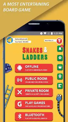 Play Snakes and Ladders free