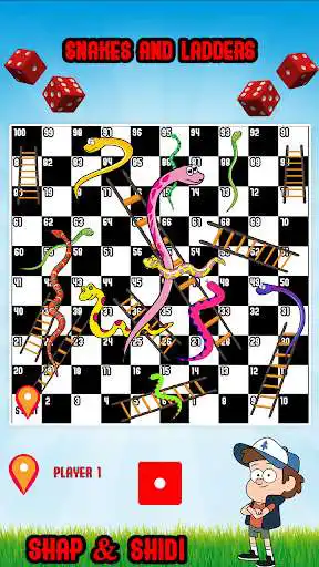Play Snakes and Ladders Game as an online game Snakes and Ladders Game with UptoPlay