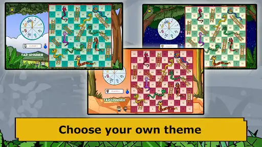 Play Snakes and Ladders Go! as an online game Snakes and Ladders Go! with UptoPlay