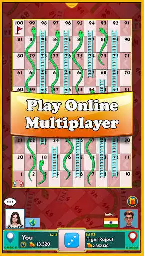Play Snakes And Ladders king as an online game Snakes And Ladders king with UptoPlay