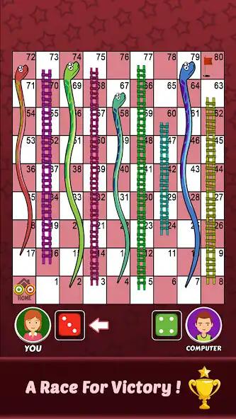 Play Snakes and Ladders (Ludo Game) as an online game Snakes and Ladders (Ludo Game) with UptoPlay