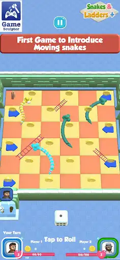 Play Snakes and Ladders Plus - Free Board Game  and enjoy Snakes and Ladders Plus - Free Board Game with UptoPlay