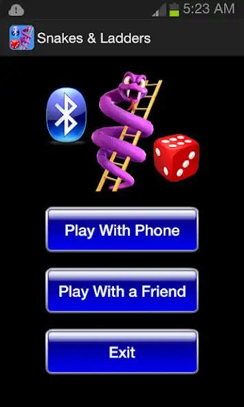 Play Snakes  Ladders Bluetooth Game (Old)  and enjoy Snakes  Ladders Bluetooth Game (Old) with UptoPlay