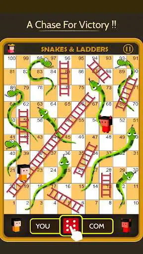 Play Snakes & Ladders: Online Dice! as an online game Snakes & Ladders: Online Dice! with UptoPlay
