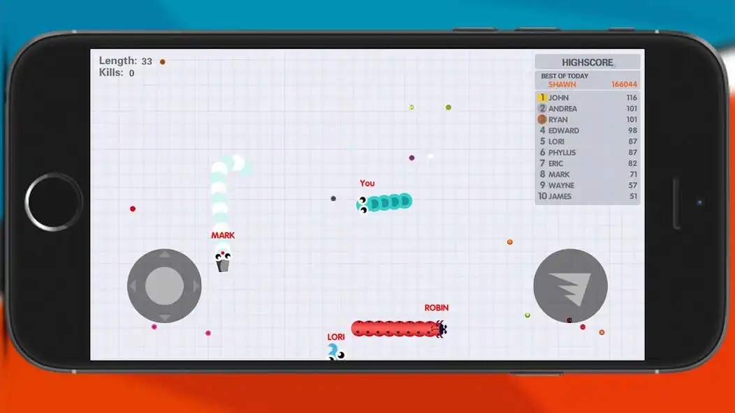 Play Snake Slither Games: Worm Zone  and enjoy Snake Slither Games: Worm Zone with UptoPlay