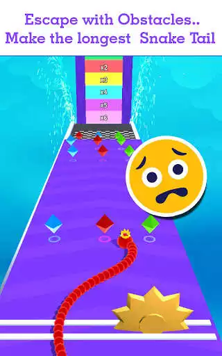 Play Snake Tail Challenge as an online game Snake Tail Challenge with UptoPlay