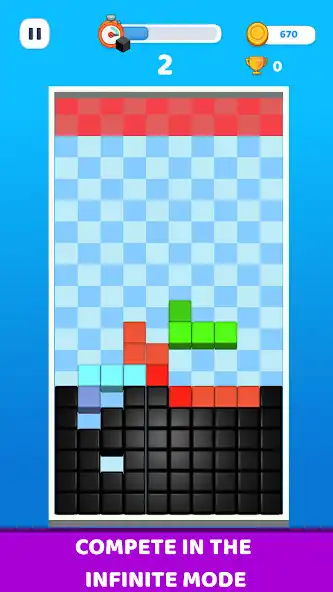 Play SnakeTris -  Snake puzzle game as an online game SnakeTris -  Snake puzzle game with UptoPlay