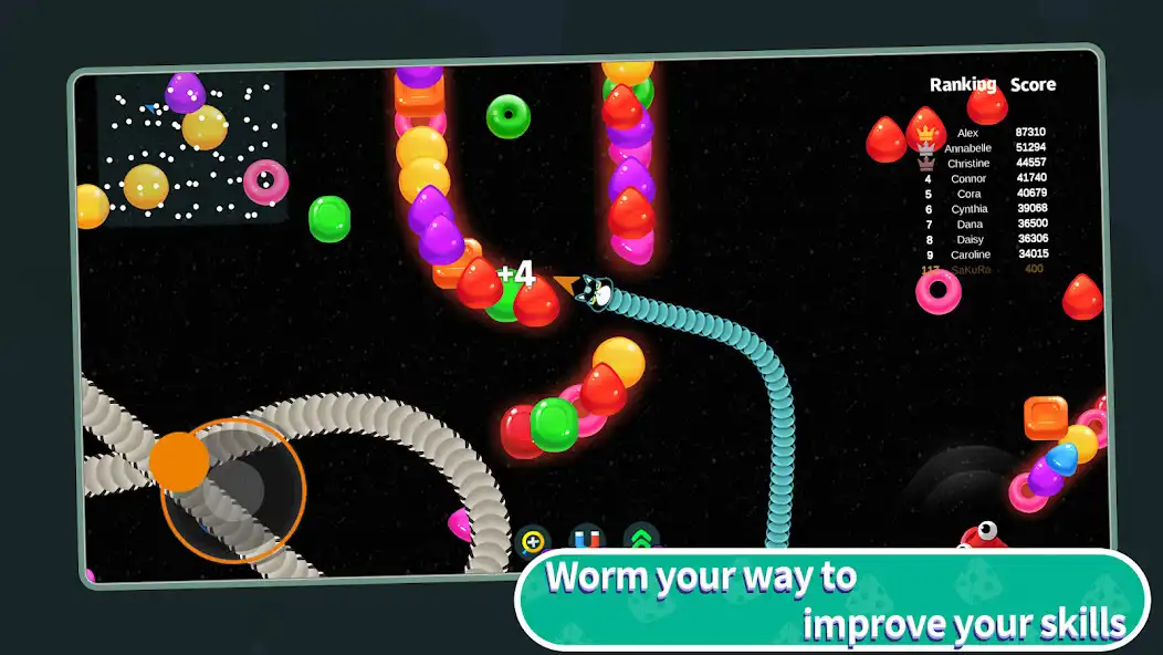 Play Snake VS Worm: AI Production as an online game Snake VS Worm: AI Production with UptoPlay
