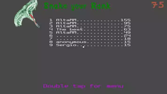 Play Snake with Ranks