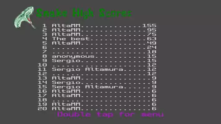 Play Snake with Ranks