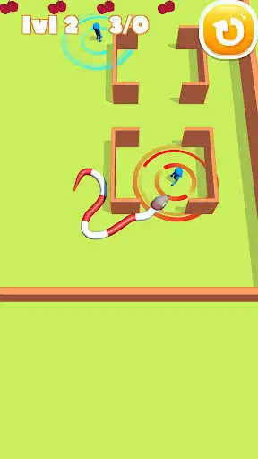 Play Snakey Maze as an online game Snakey Maze with UptoPlay