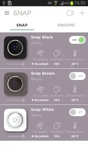 Play APK SNAP - AIR QUALITY BALANCER  and enjoy SNAP - AIR QUALITY BALANCER with UptoPlay com.elica.snap