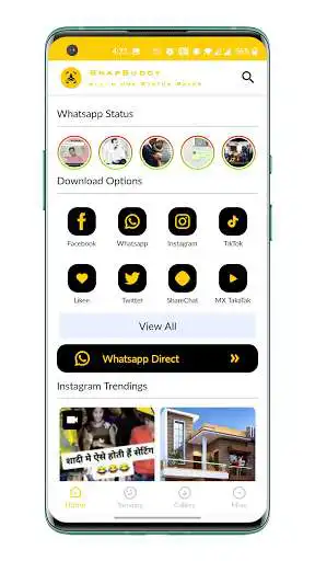 Play SnapBuddy - All Video Downloader as an online game SnapBuddy - All Video Downloader with UptoPlay