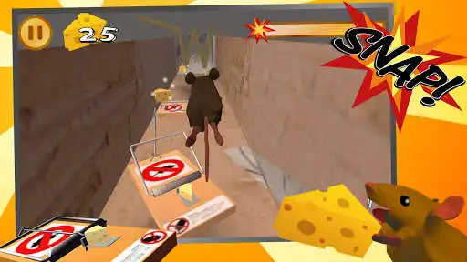 Play Snappy Mouse Run - Dizzy Running  and enjoy Snappy Mouse Run - Dizzy Running with UptoPlay