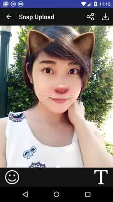 Play Snap Upload - Dog Face Sticker