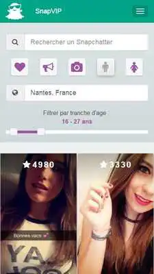 Play SnapVIP Find new snapchatters!