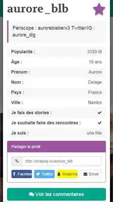 Play SnapVIP Find new snapchatters!