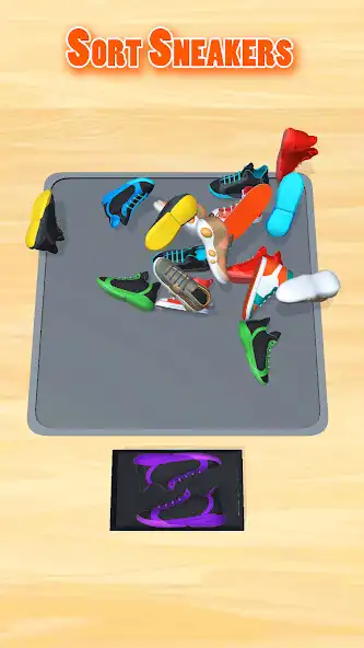 Play Sneaker Sort - Sorting Puzzle  and enjoy Sneaker Sort - Sorting Puzzle with UptoPlay