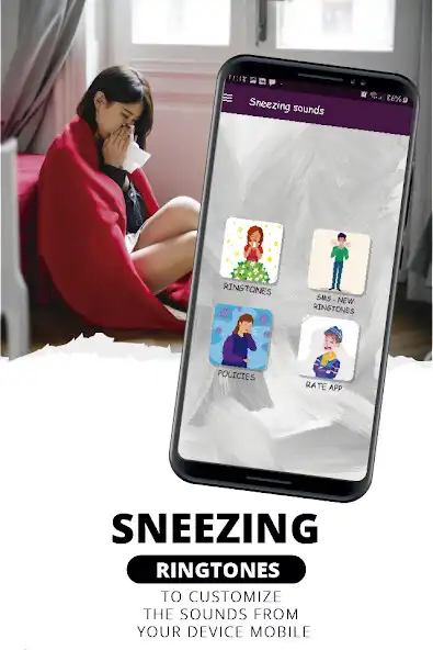 Play Sneeze ringtones-sneeze sounds  and enjoy Sneeze ringtones-sneeze sounds with UptoPlay