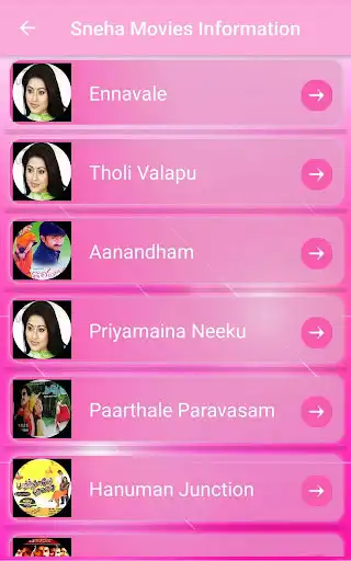 Play Sneha wallpapers -Moives List,Quiz,Puzle as an online game Sneha wallpapers -Moives List,Quiz,Puzle with UptoPlay