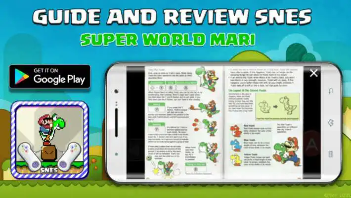 Play SNES Super Mari World - Guide Board  story