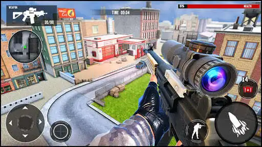 Play Sniper 2020: New Gun Offline Shooting Games 2020  and enjoy Sniper 2020: New Gun Offline Shooting Games 2020 with UptoPlay