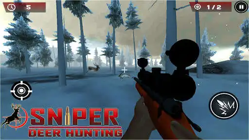 Play Sniper Deer Hunting Game 3D as an online game Sniper Deer Hunting Game 3D with UptoPlay
