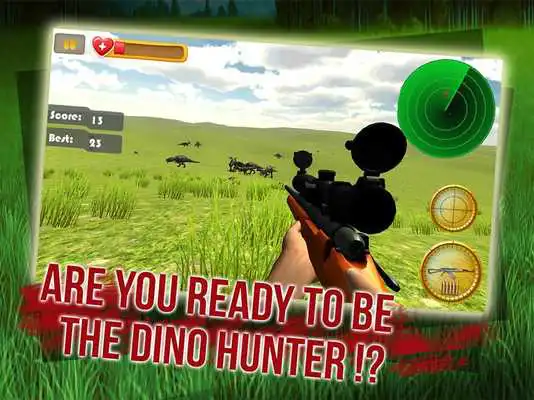 Play Sniper Dino 3D: World Jurassic