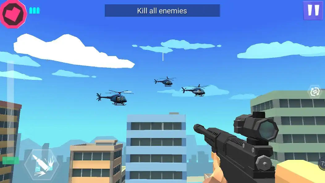 Play Sniper Mission:Shooting Games as an online game Sniper Mission:Shooting Games with UptoPlay