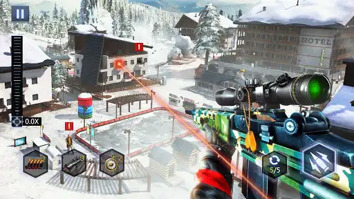 Play Sniper Offline - 3D FPS Shooting Strike Game as an online game Sniper Offline - 3D FPS Shooting Strike Game with UptoPlay