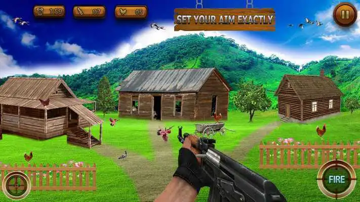 Play Sniper Shooter : Chicken Shooting Game