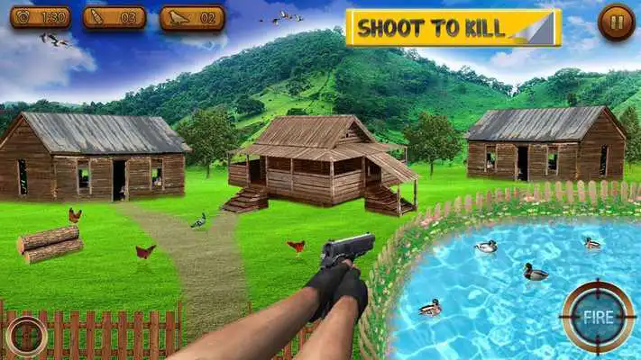 Play Sniper Shooter : Chicken Shooting Game