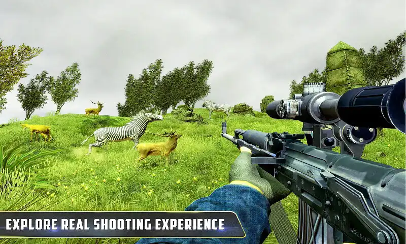 Play Sniper Shooter Jungle Animal Hunter- Pro Hunting as an online game Sniper Shooter Jungle Animal Hunter- Pro Hunting with UptoPlay