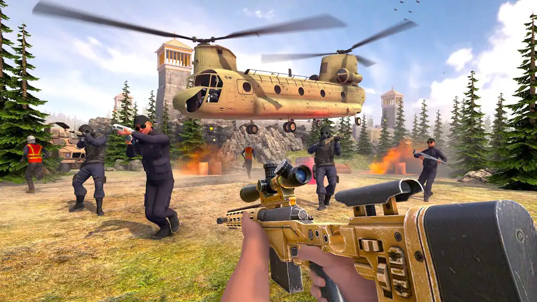 Play Sniper Shooter - Shooting Game as an online game Sniper Shooter - Shooting Game with UptoPlay