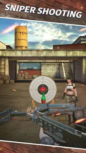 Play Sniper Shooting 3D Gun Game as an online game Sniper Shooting 3D Gun Game with UptoPlay