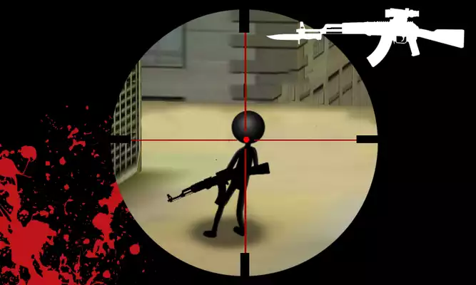 Play Sniper Stickman Head Shot