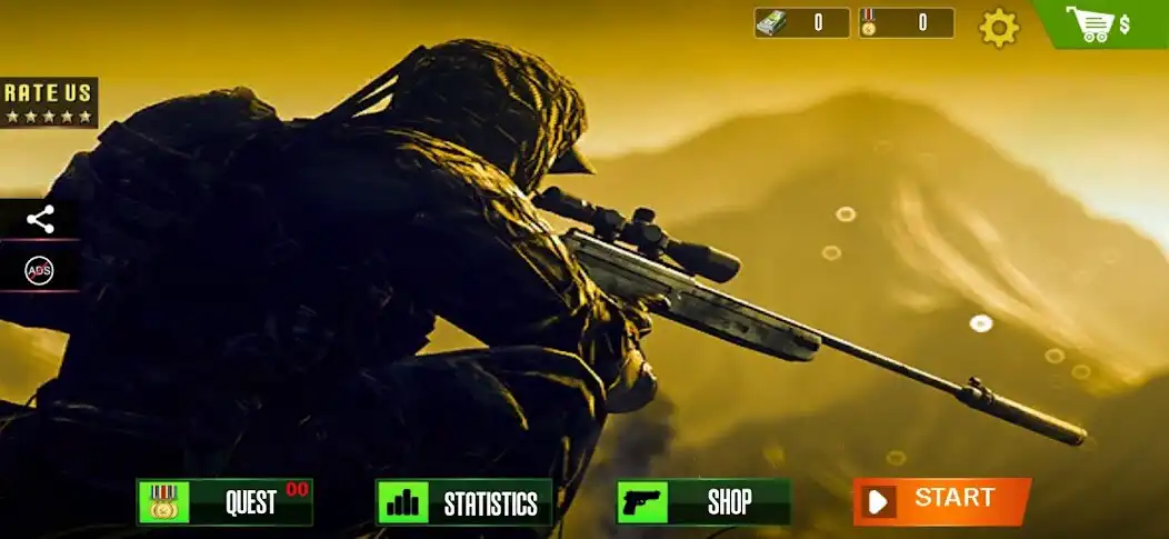 Play sniper war as an online game sniper war with UptoPlay