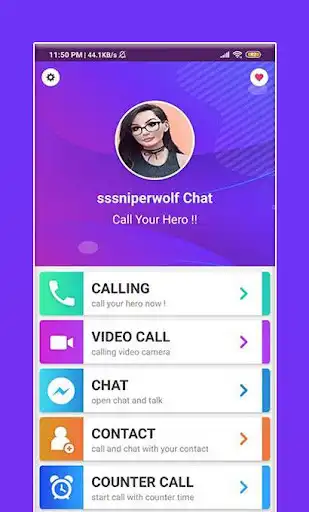 Play Sniperwolf Fake Call  and enjoy Sniperwolf Fake Call with UptoPlay