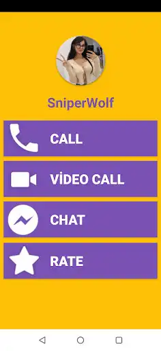 Play SniperWolf Fake Video Call -SniperWolf Call & Chat  and enjoy SniperWolf Fake Video Call -SniperWolf Call & Chat with UptoPlay