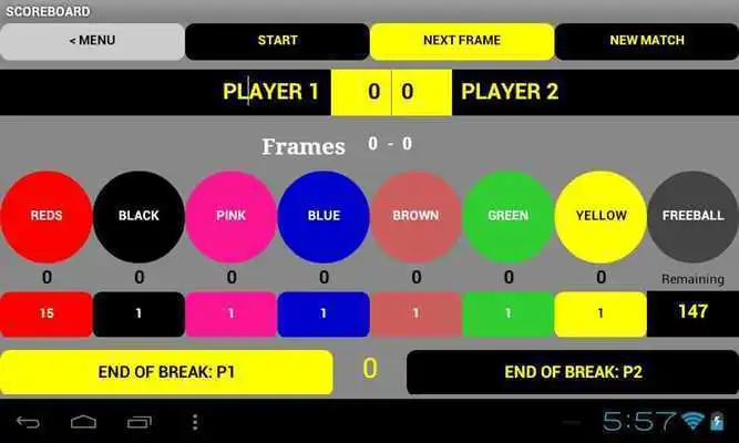 Play Snooker Scorer Lite 4Phone