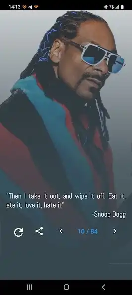 Play Snoop Dogg Quotes and Lyrics  and enjoy Snoop Dogg Quotes and Lyrics with UptoPlay