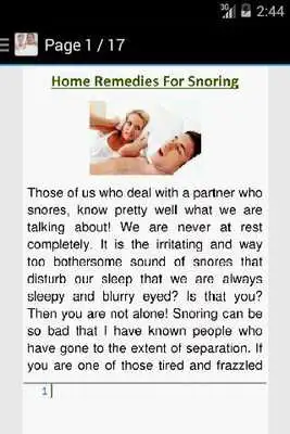 Play Snoring Home Remedies